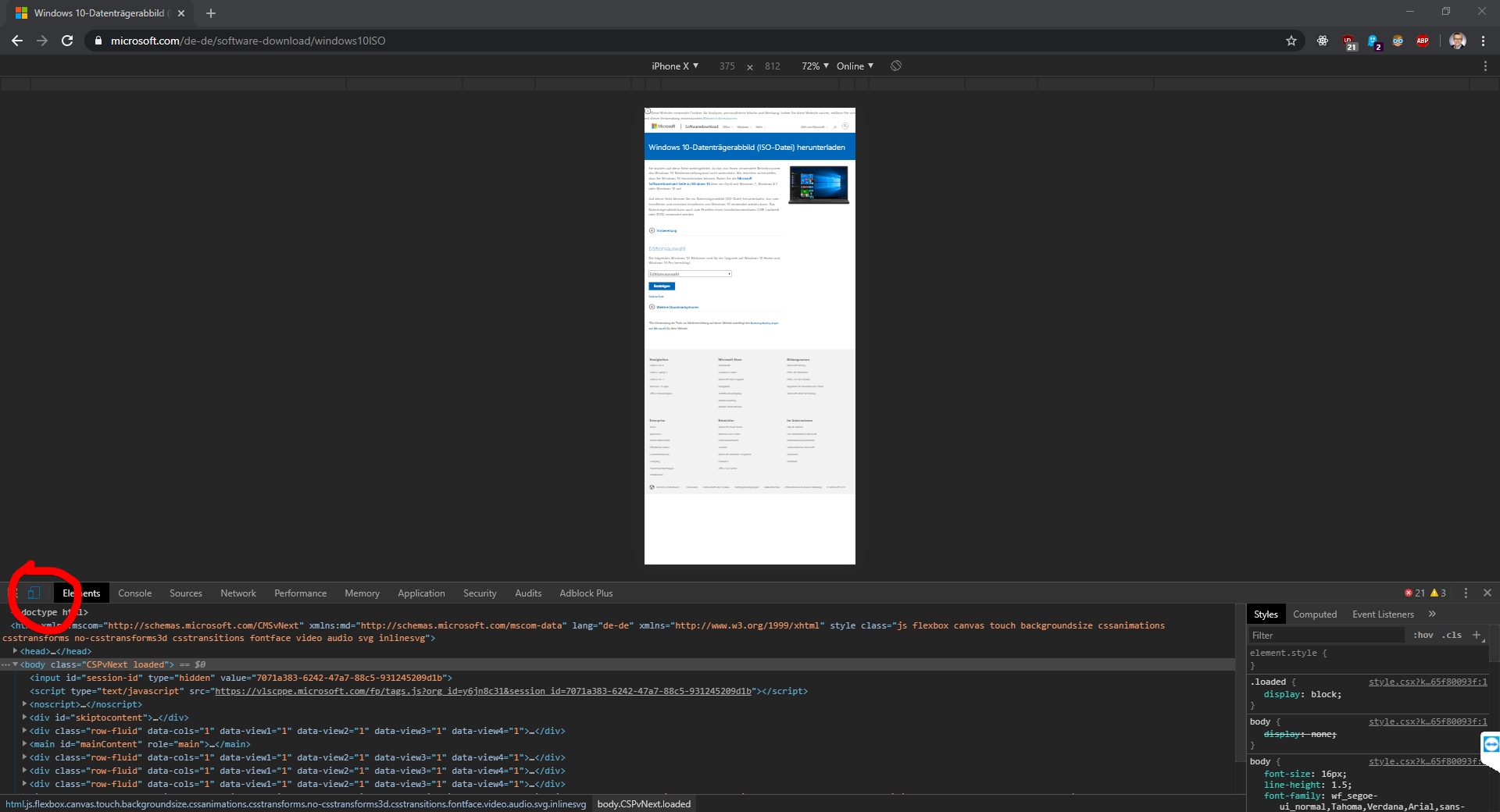 Windows 10 ISO herunterladen