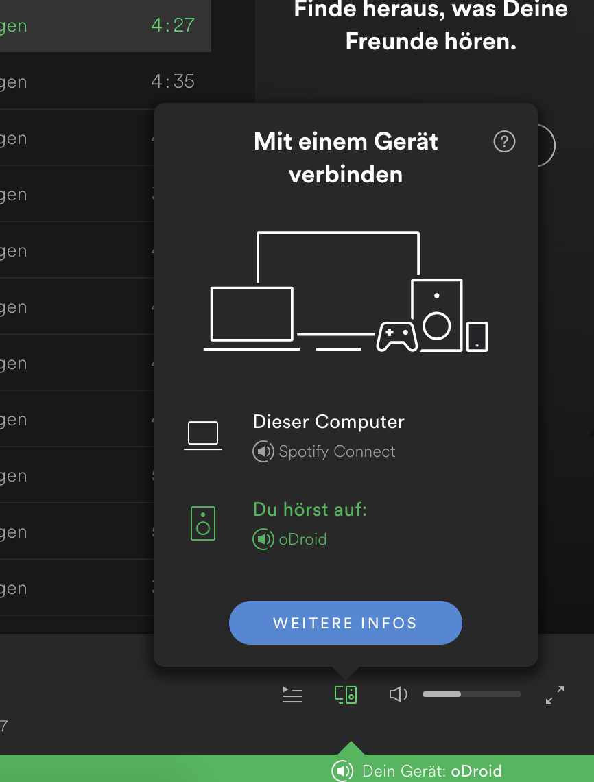 Spotify Connect Client auf dem oDroid XU4