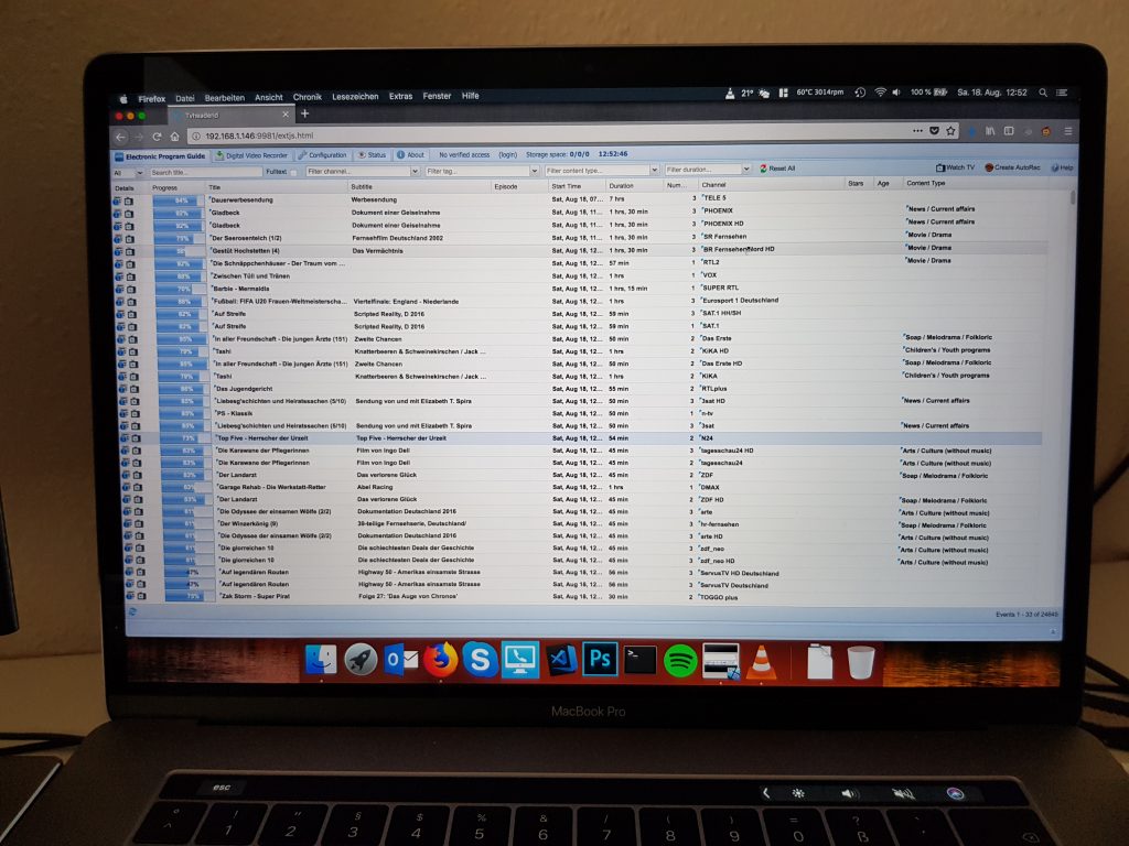 oDroid XU4 TVHeadend Setup